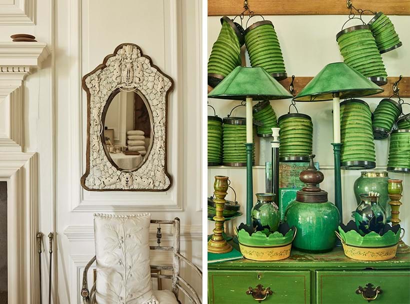 Inline Image - L: The White Bedroom | R: The Office - Photographs © Inigo