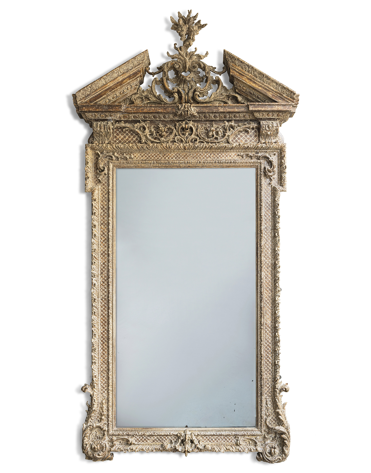 Inline Image - Lot 310: A George II carved giltwood large mirror, circa 1755 | Est. £40,000-60,000 (+ fees)