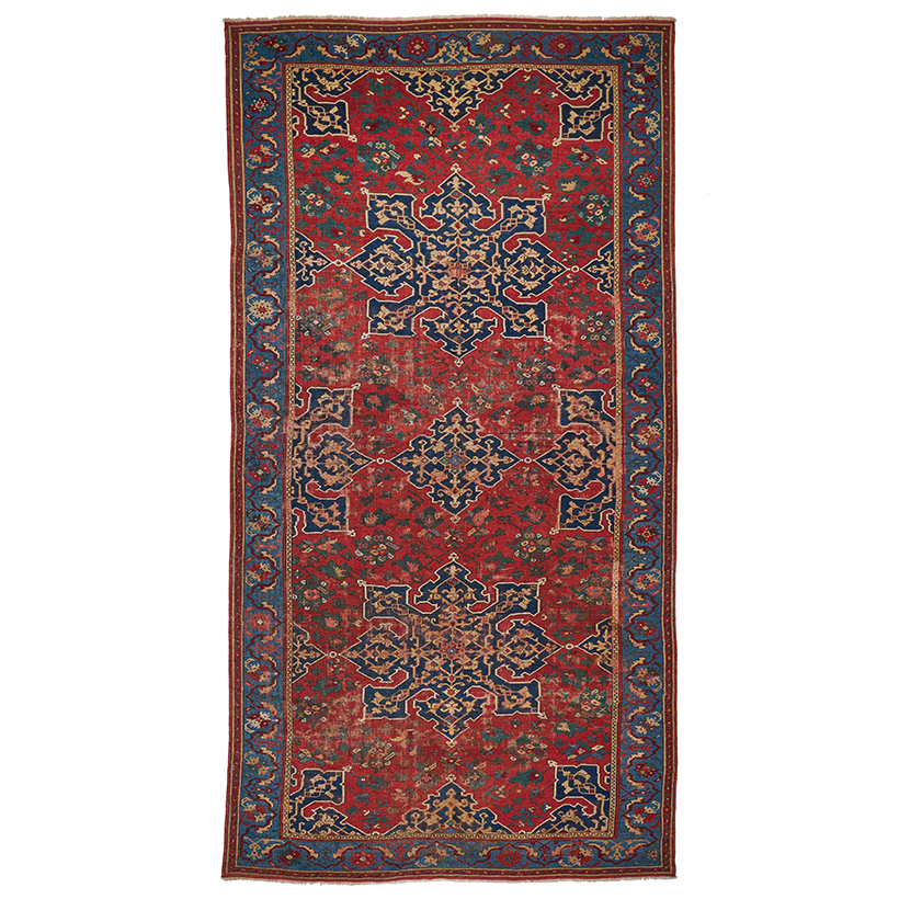 Inline Image - Lot 440: An Ushak 'Star' carpet, late 16th/early 17th century | Est. £20,000-30,000 (+ fees)