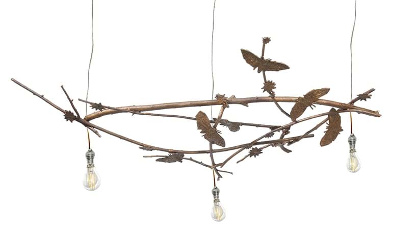 Inline Image - Lot 155: Kiki Smith (German/American B. 1954), 'Chandelier, Moth & Star’, bronze | Sold for £27,700
