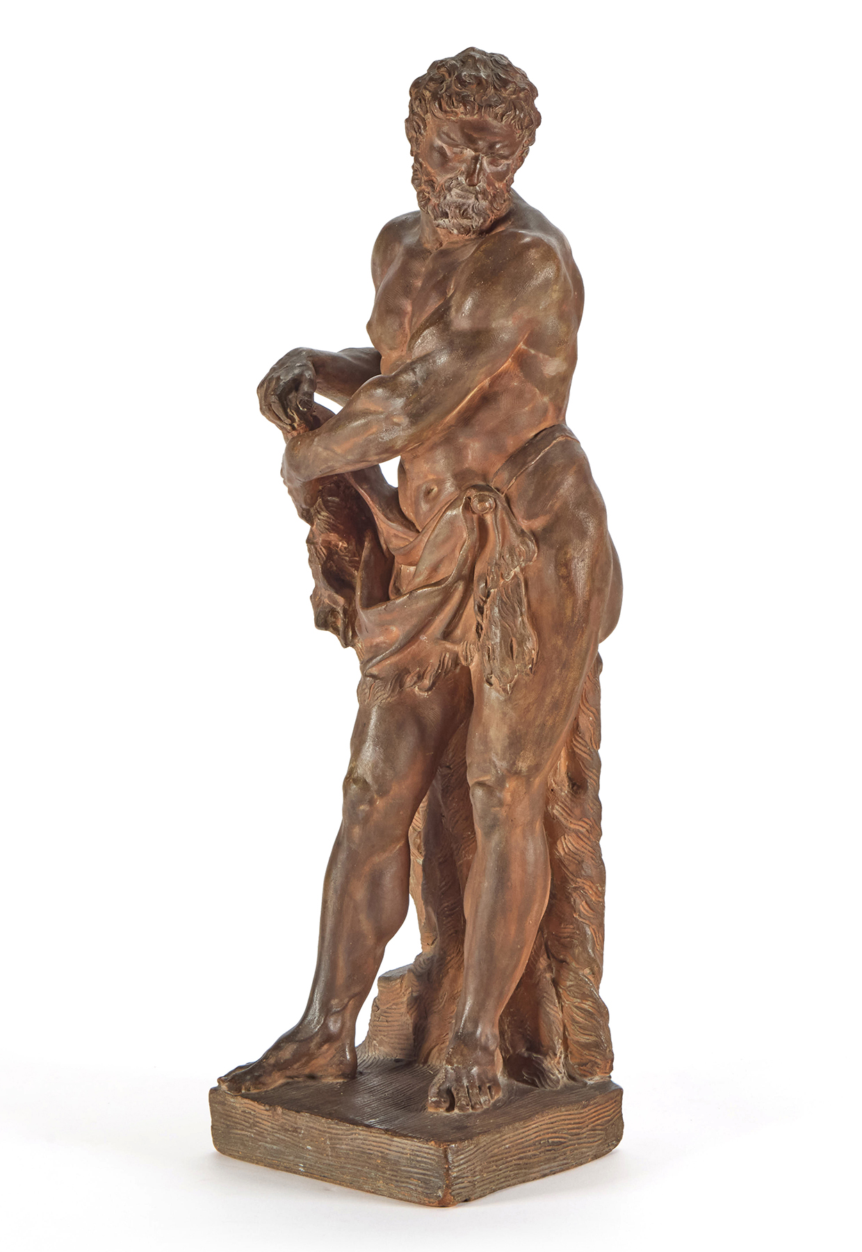 Inline Image - Lot 28: Attributed to Laurent Delvaux (1696-1778), a terracotta figure of Hercules, early/mid 18th century | Sold for £28,950
