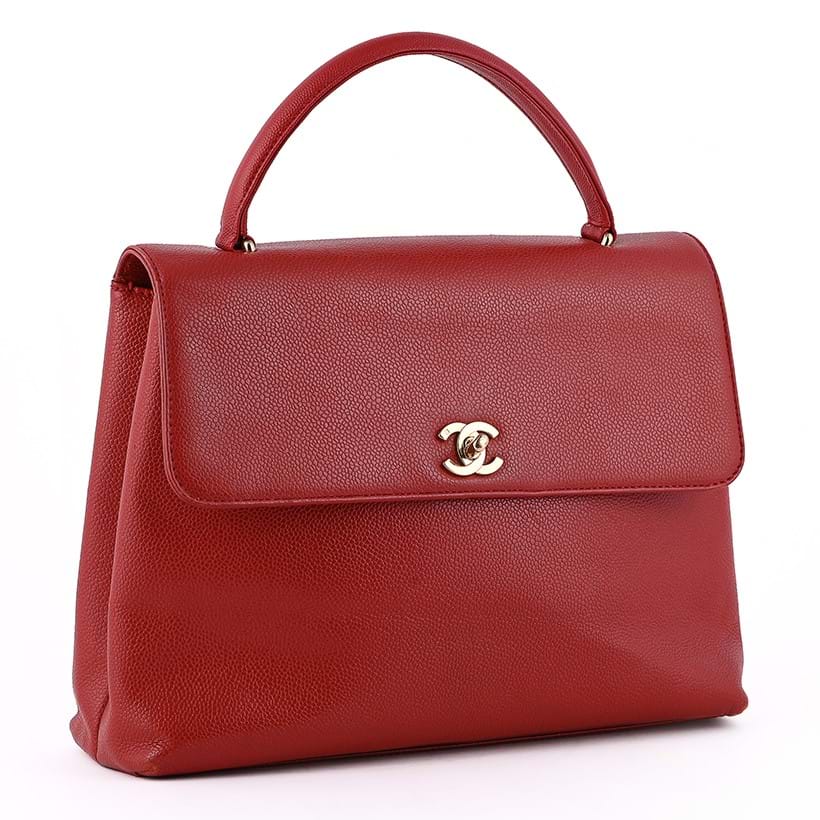 Inline Image - Chanel, Kelly, a red caviar leather handbag | Sold for £819