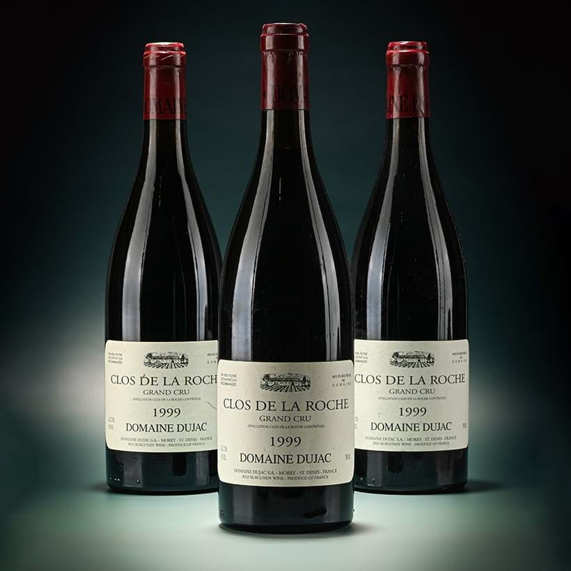 Inline Image - Lot 427: 1999 Domaine Dujac, Clos de la Roche Grand Cru, 3 x 75cl | Est. £2,400-3,200 (+ fees)