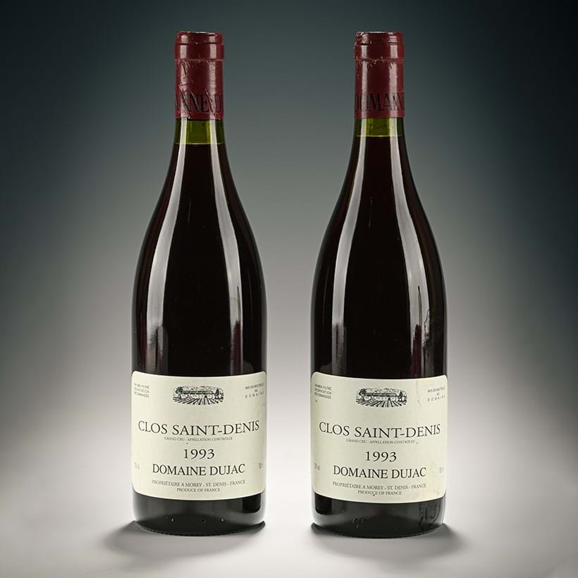 Inline Image - Lot 413: 1993 Domaine Dujac, Clos Saint-Denis Grand Cru, 2 x 75cl | Est. £1,300-1,800 (+ fees)