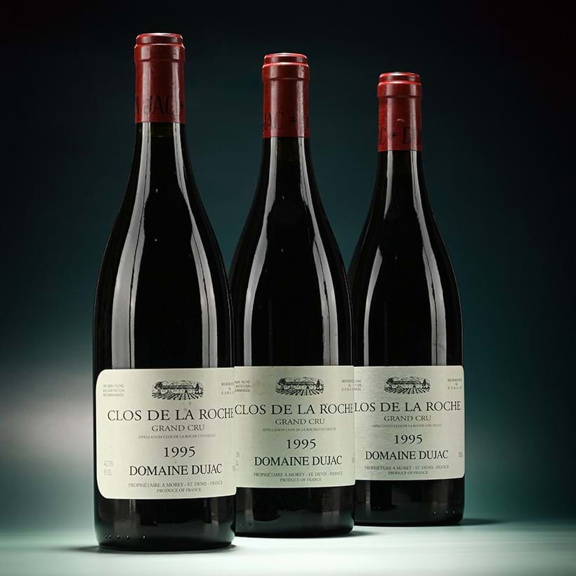 Inline Image - Lot 415: 1995 Domaine Dujac, Clos de la Roche Grand Cru, 3 x 75cl | Est. £1,800-2,700 (+ fees)