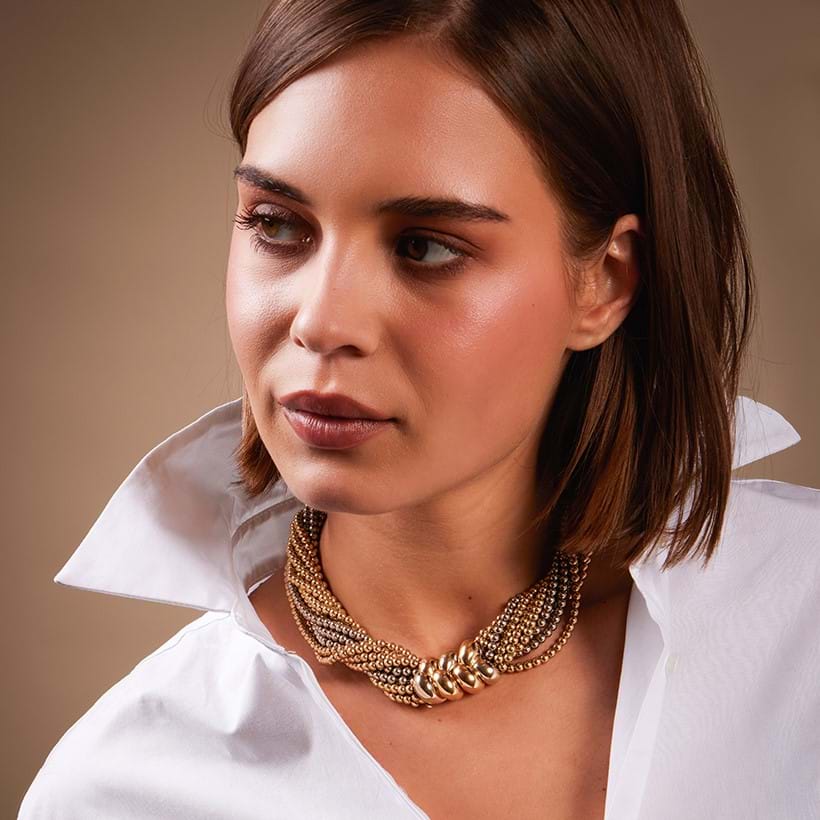 Inline Image - Lot 62: Poiray, a bead torsade necklace | Est. £6,000-8,000 (+ fees)