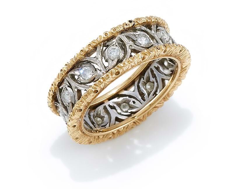 Inline Image - Buccellati, a diamond band ring | Sold for £2,520