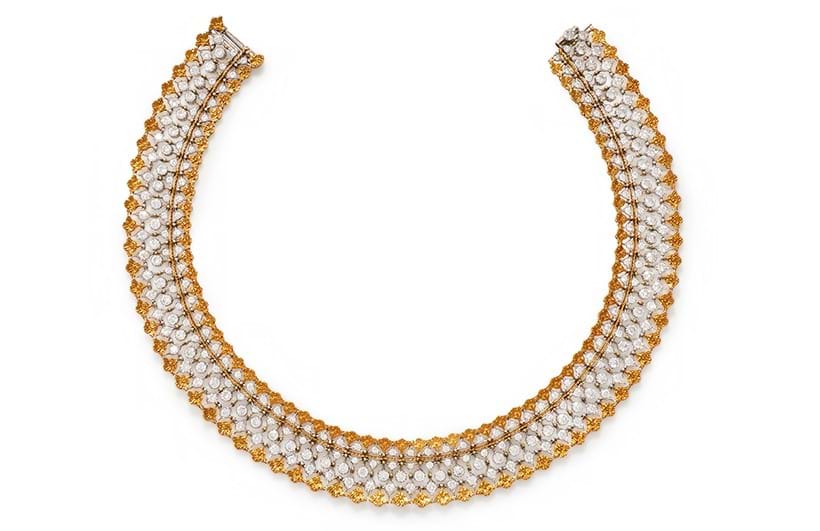 Inline Image - Lot 136: Buccellati, a diamond collar necklace | Est. £25,000-35,000 (+ fees)