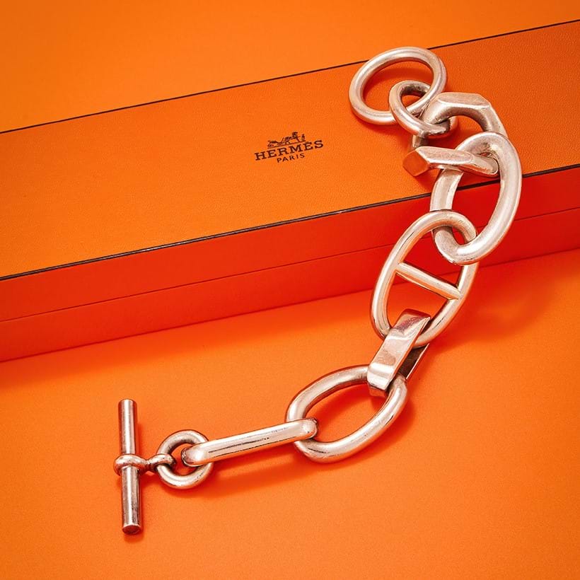 Inline Image - Hermès, Alea, a silver bracelet | Sold for £3,800