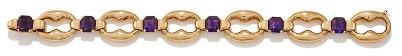 Inline Image - Cartier, an amethyst bracelet | Sold for £21,420