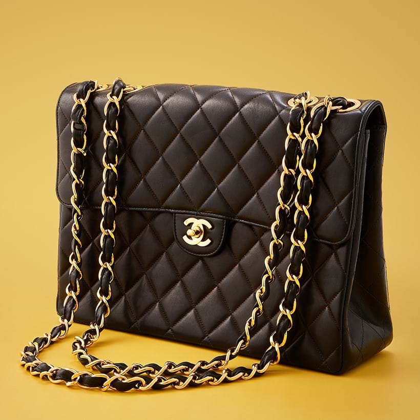 Inline Image - Chanel, classic flap, a black lambskin handbag | Sold for £2,794