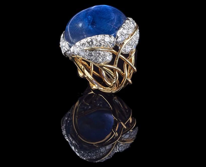 Inline Image - Tiffany & Co., Jean Schlumberger, a Star Sapphire and Diamond Dress Ring | Sold for £68,750