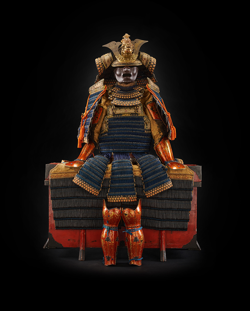 Inline Image - Lot 60: A honkozane do-maru gusoku [armour with wrapped cuirass], Edo period, 19th century | Est. £60,000-80,000 (+ fees)