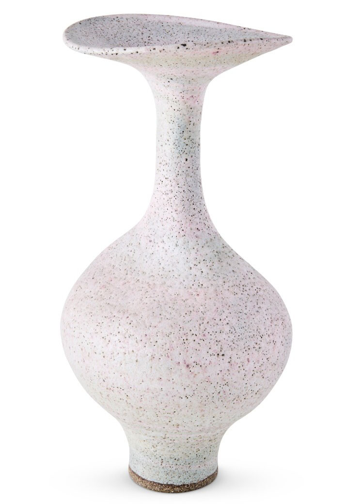 Inline Image - λ Dame Lucie Rie (Austrian/British 1902-1995), Tall Bottle Vase, second half 20th century, Stoneware | Est. £6,000-10,000 (+ fees)