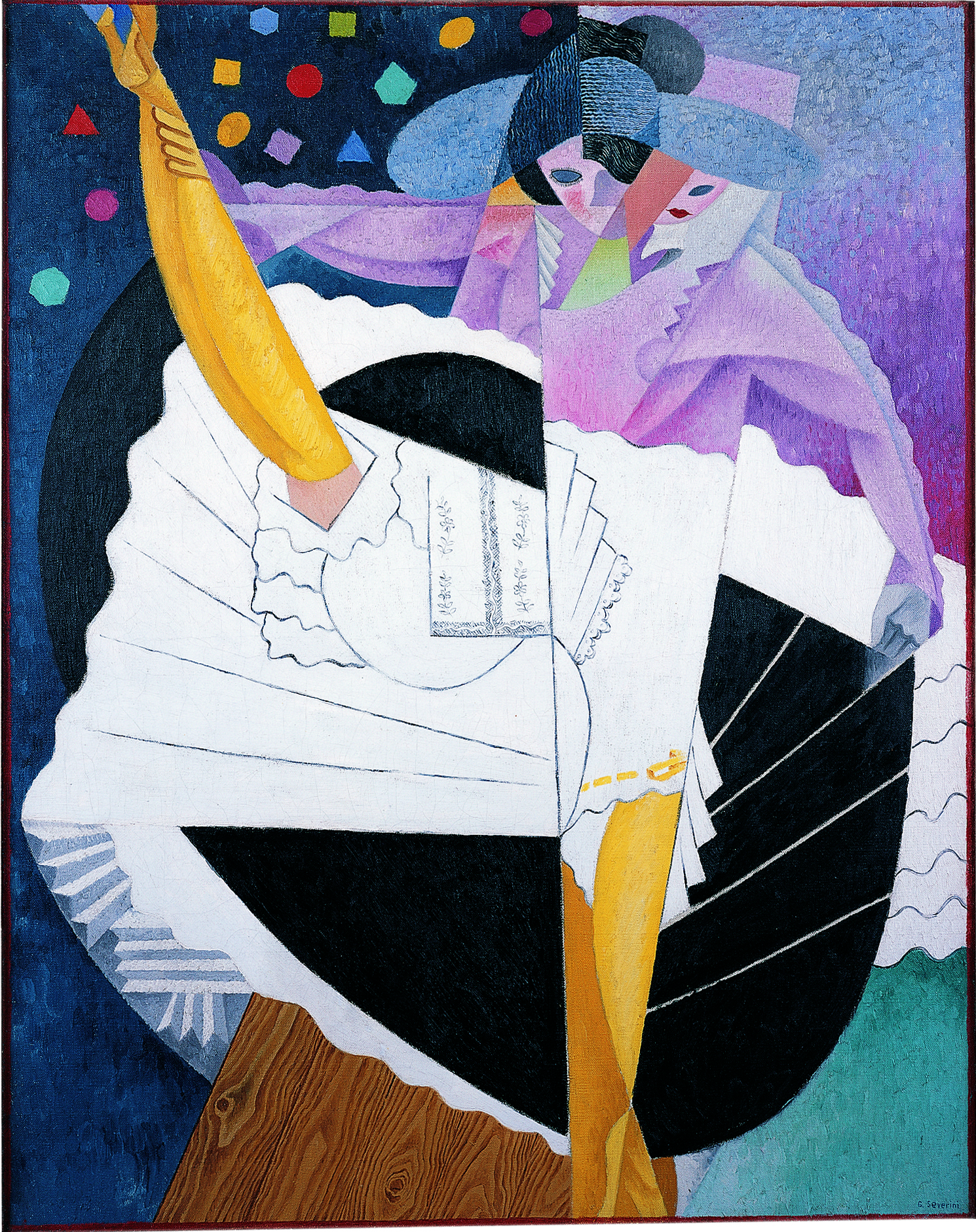 Inline Image - Gino Severini, Dancer No.5, 1915-16, oil on canvas, Pallant House Gallery (Kearley Bequest through Art Fund, 1989) ©