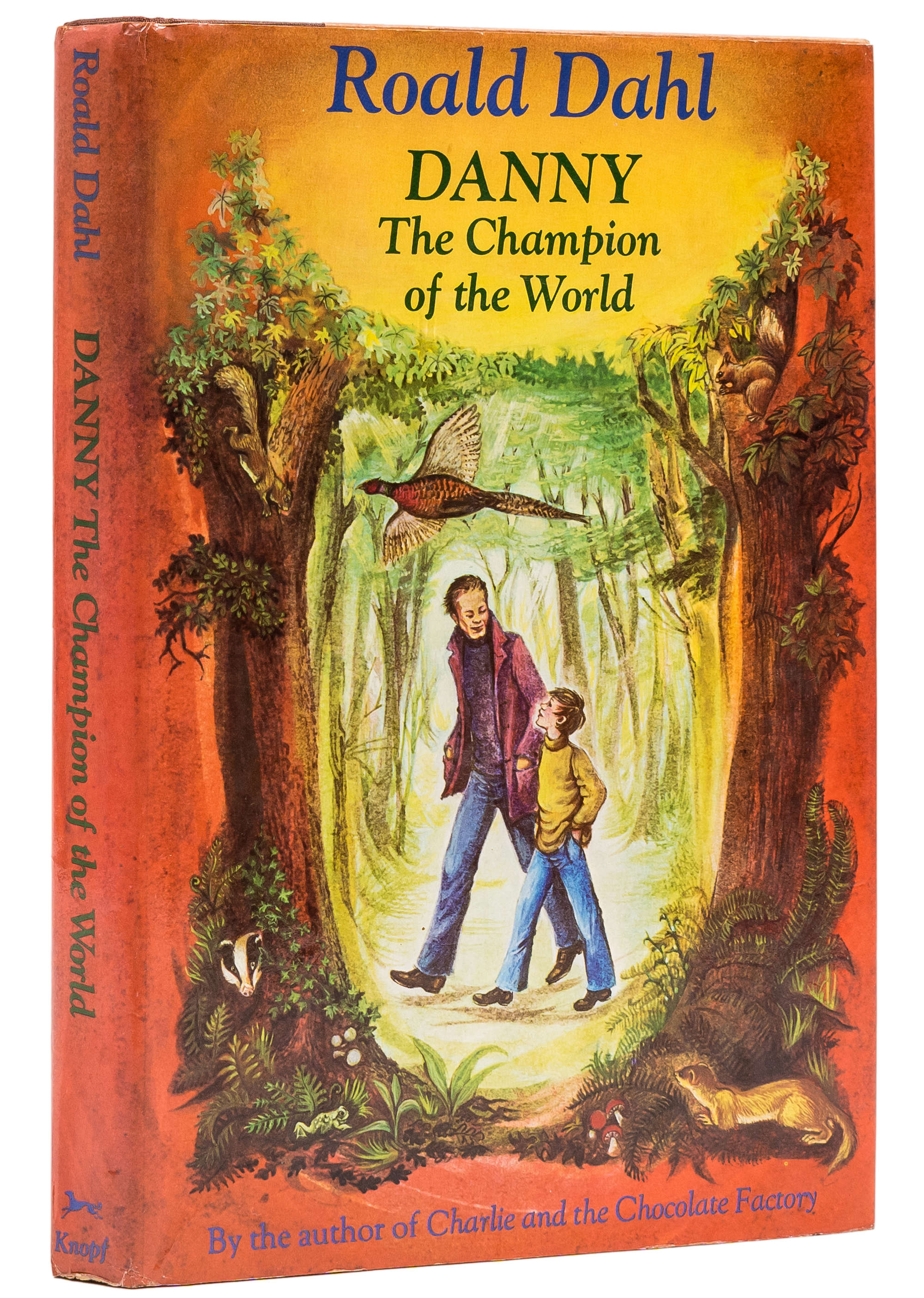 Inline Image - Lot 378: Dahl (Roald) Danny The Champion of the World, first American edition, signed presentation inscription from the author, New York, 1975 | Est. £2,000-3,000 (+ fees)